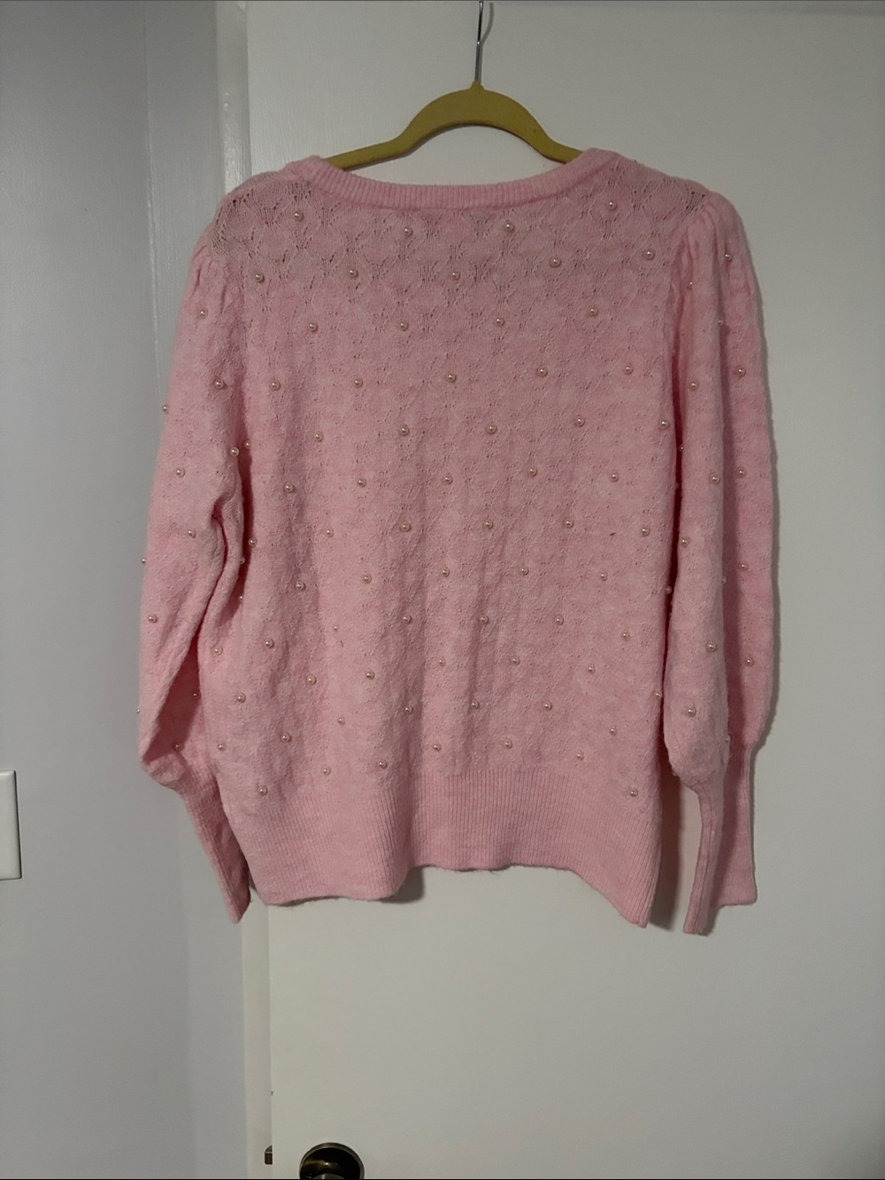 Lilly Pulitzer Pink Pearl-Embellished Sweater - Picture 4 of 4